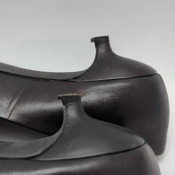 Steve Madden Black Kitten Heel Shoes, sz 7.5 Women's - Picture 8 of 9